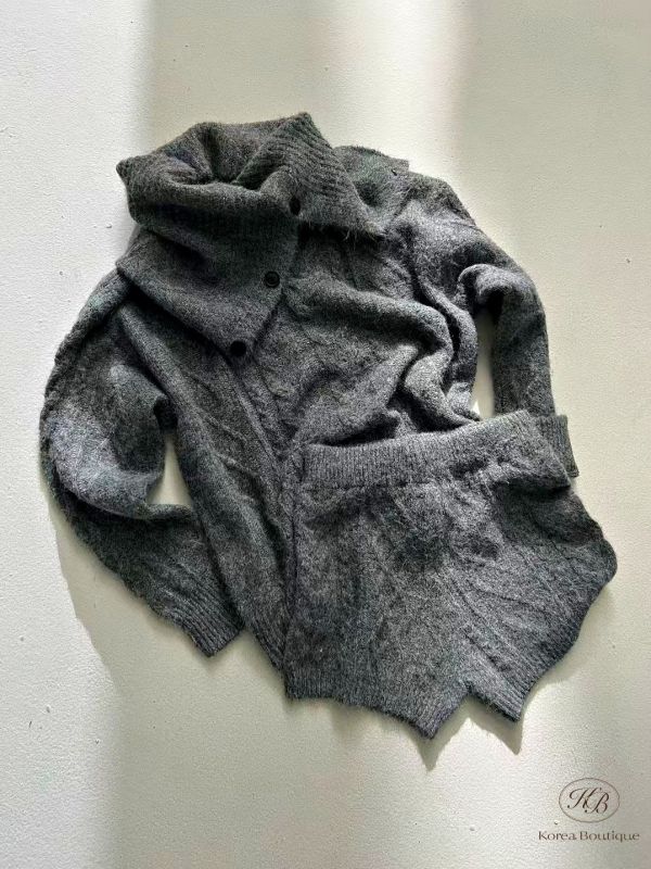 FWKR68 冬季 針織三件式套裝 