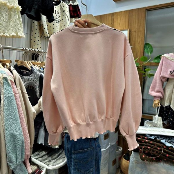 FWKR89 冬季 馬甲造型絨布上衣 