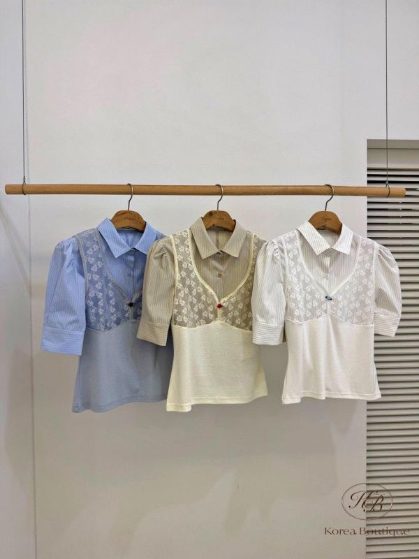 SS337 春季 蕾絲造型背心 