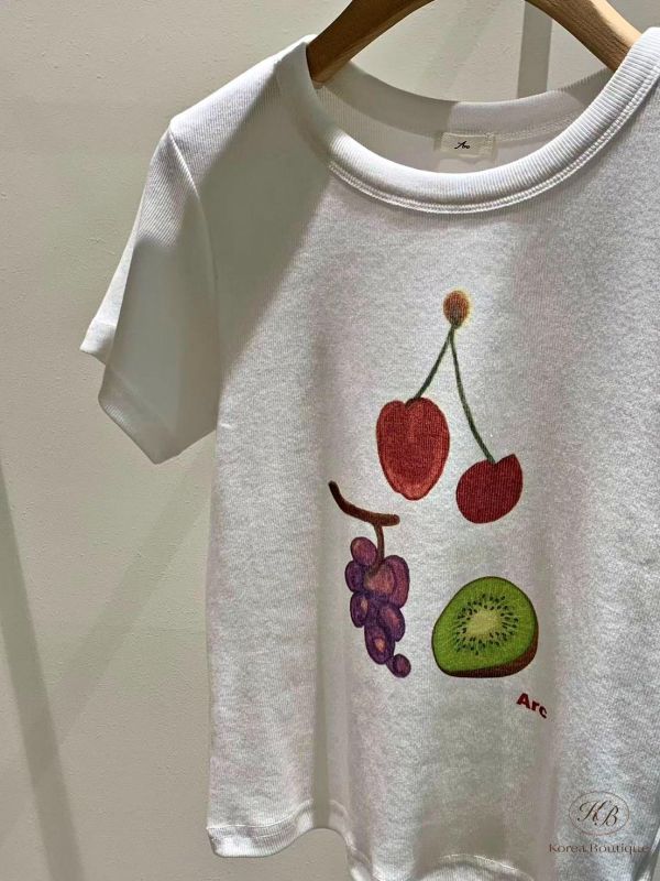 SS350 春季 水果tee 