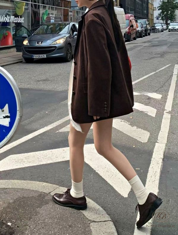 Fw189 秋季 好好看的麂皮西裝外套 