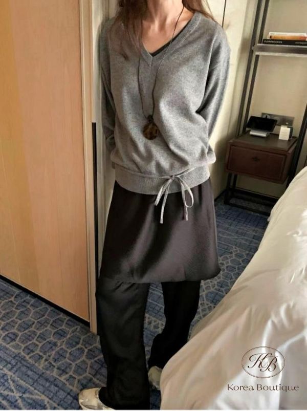 SS19 春季 各種可愛春色的v領針織 