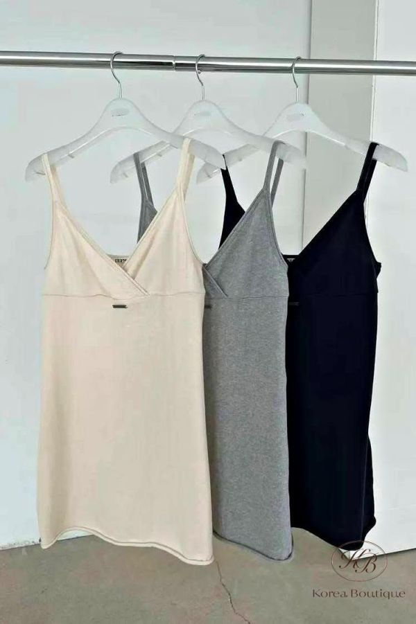 SS247 春季 時髦V領短洋裝 