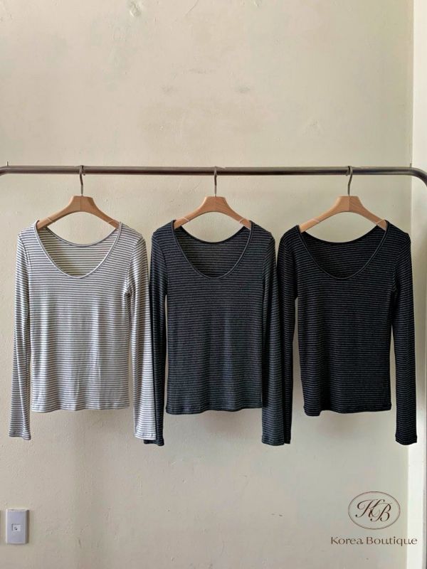 Fw182 秋季 圓領挖背上衣 