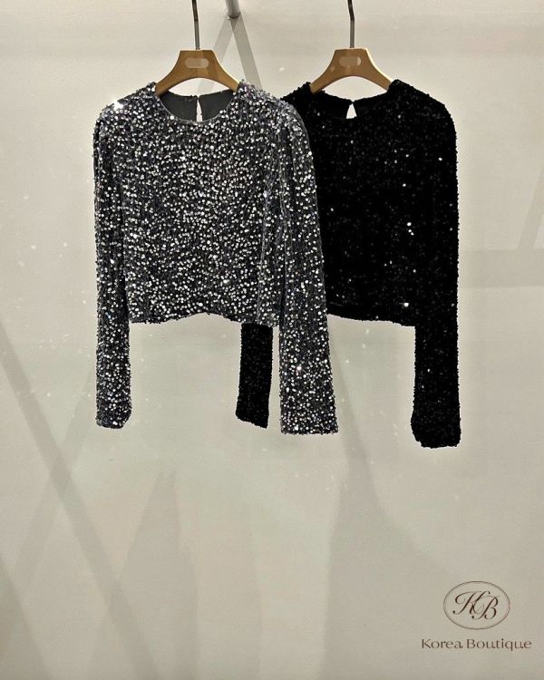 FWKR75 冬季 亮片上衣 