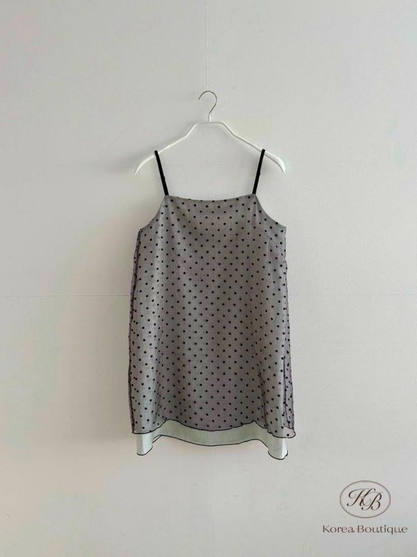 SS421 春季 點點紡紗洋裝 