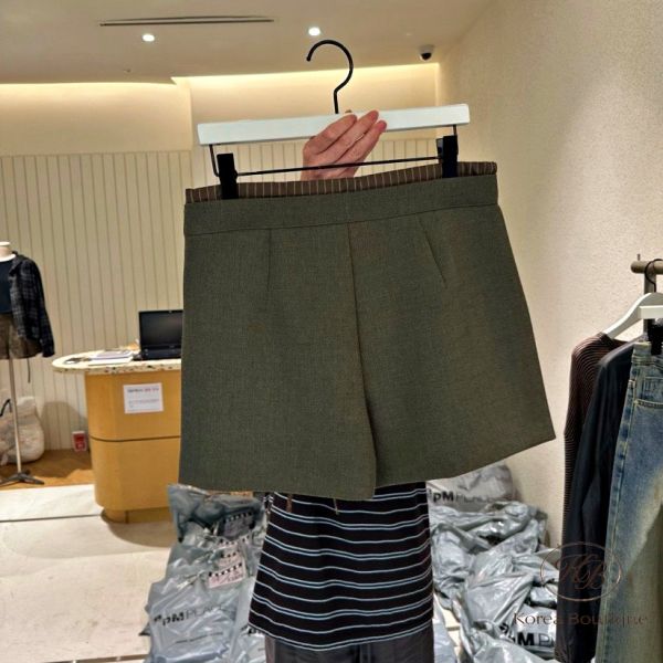 FWKR96 冬季 褲頭條紋設計褲裙 