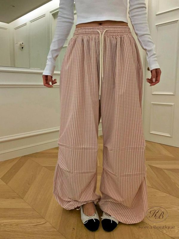 SS372 春季 格紋工作褲 