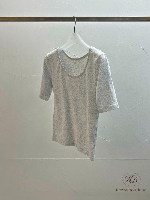 SS120 春季 短版素面tee 