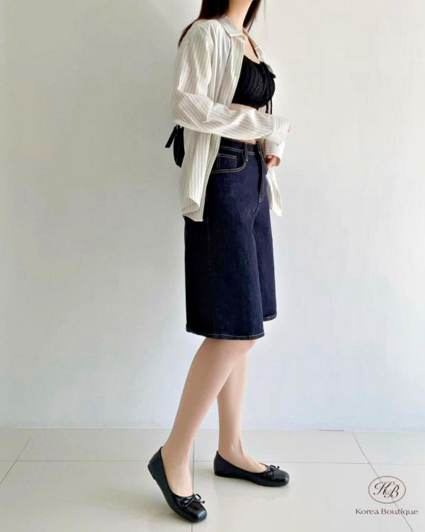 SS224  春季 六分牛仔褲 