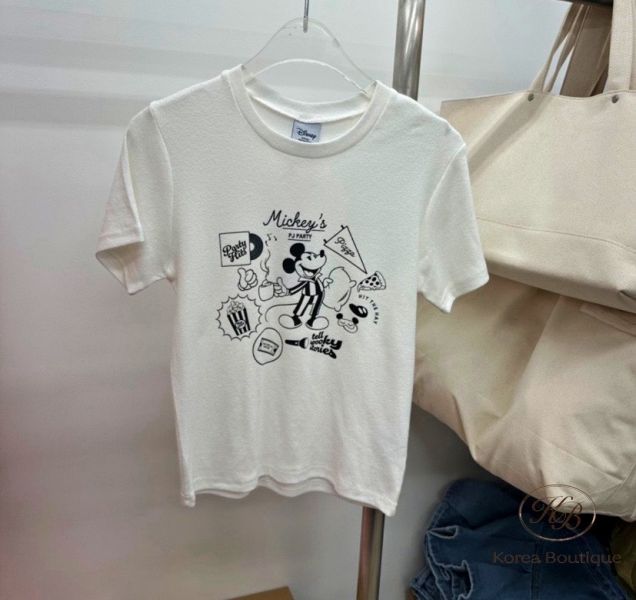 FWKR08 冬季 歡樂米奇T 聖誕米妮 