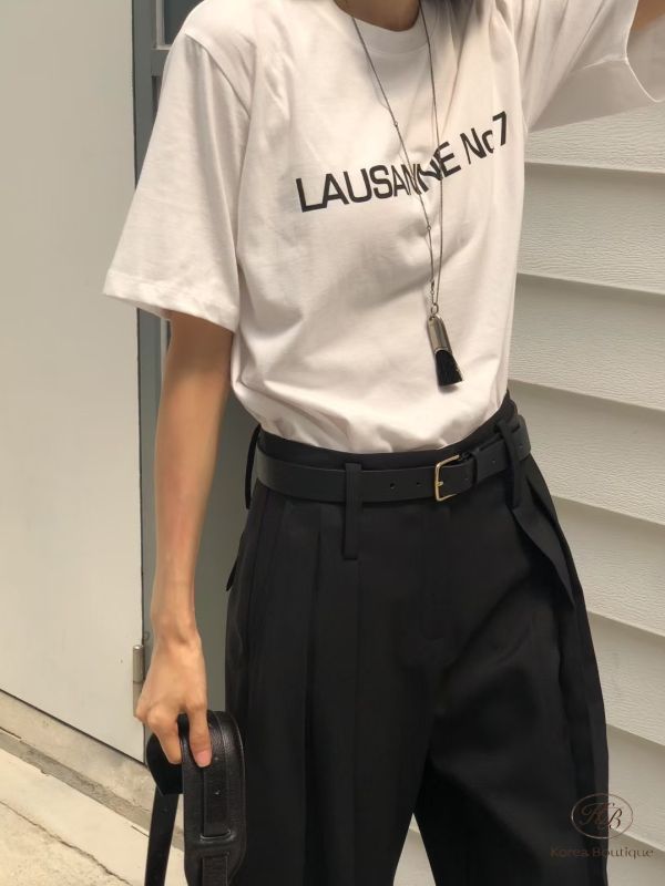 Fw61 秋季 英文字母tee 