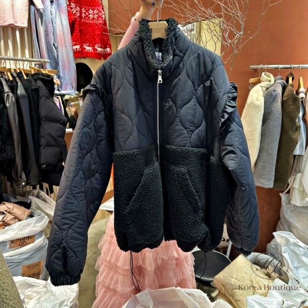 FWKR108 冬季 鋪棉外套 羊羔毛 