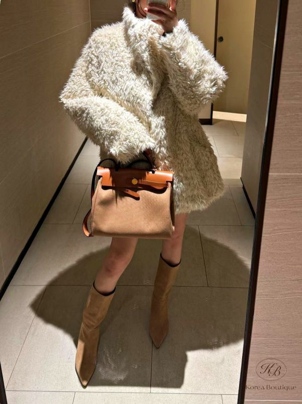 FWKR78 冬季 熊寶寶長版大衣 