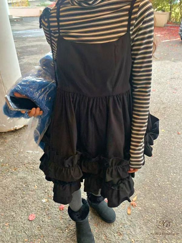 FWKR77 冬季 澎度很美的洋裝 