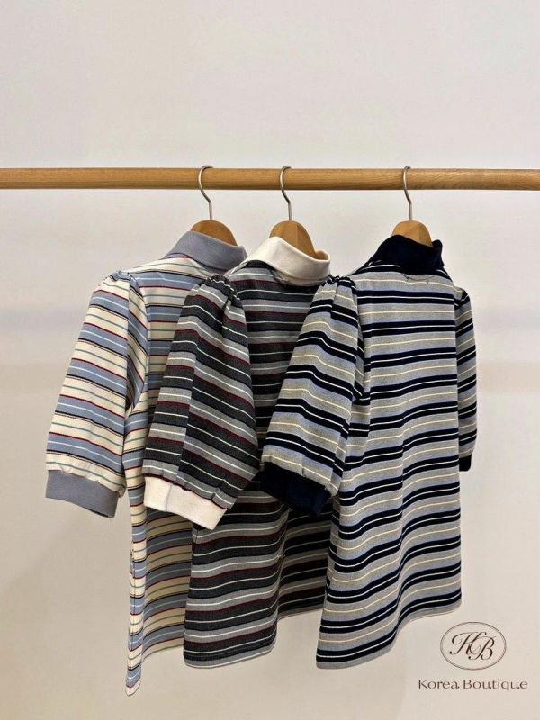 SS433 春季 好好看好搭配的條紋polo衫 