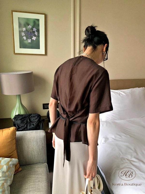 SS415 春季 質感太美的光澤背心套組 