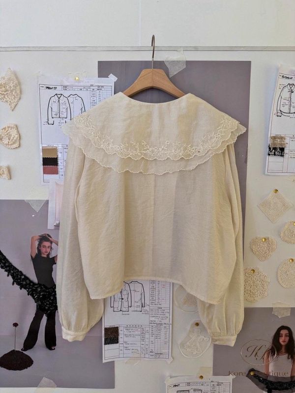 SS241 春季 喜歡復古領襯衫 