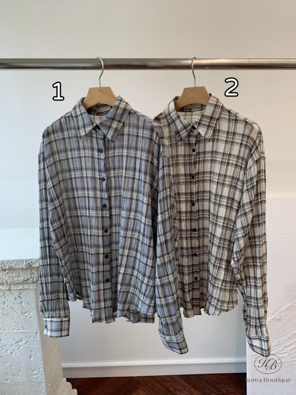 Fw25 秋季 喜歡格紋的襯衫 