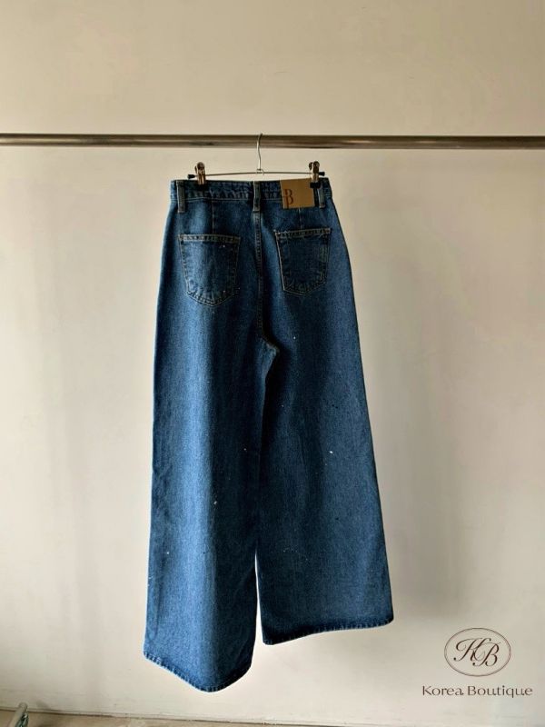 Fw326 秋季 找到好看的寬褲牛仔褲 