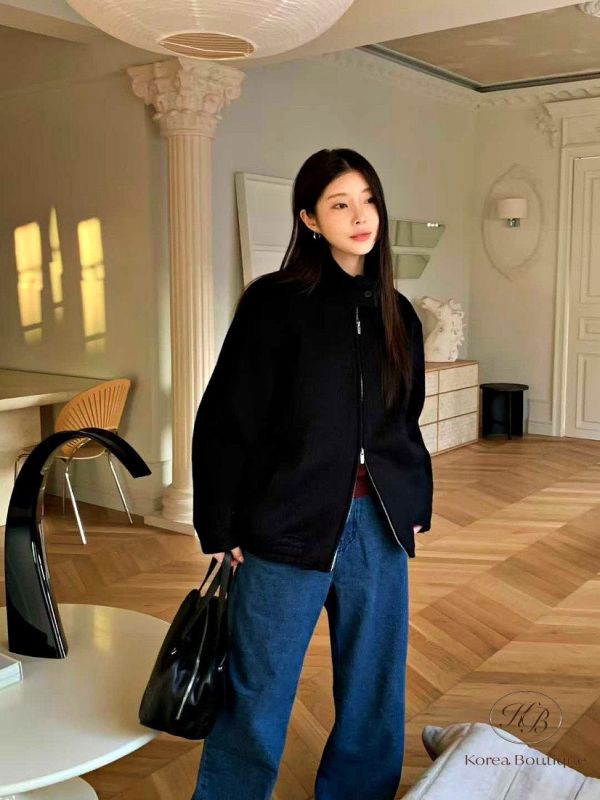 Fw493 冬季 質感很好的羊毛夾克外套 