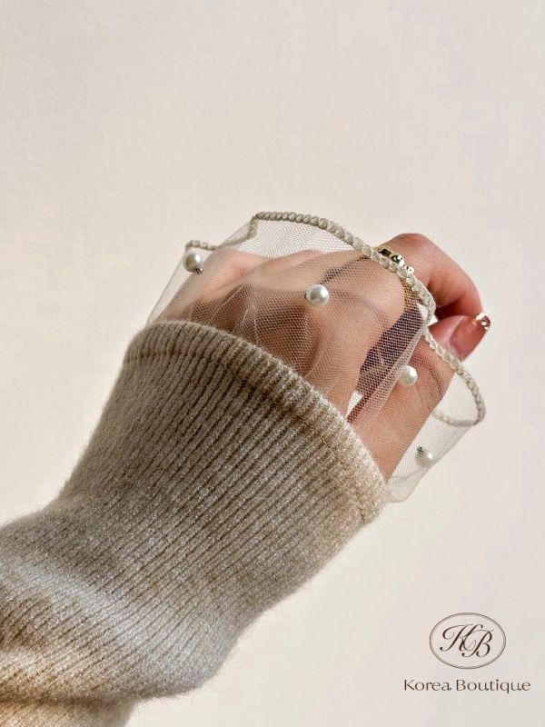 FWKR100 冬季 珍珠紡紗針織上衣 