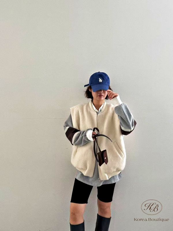 Fw402 秋季 QQ毛鋪棉背心 