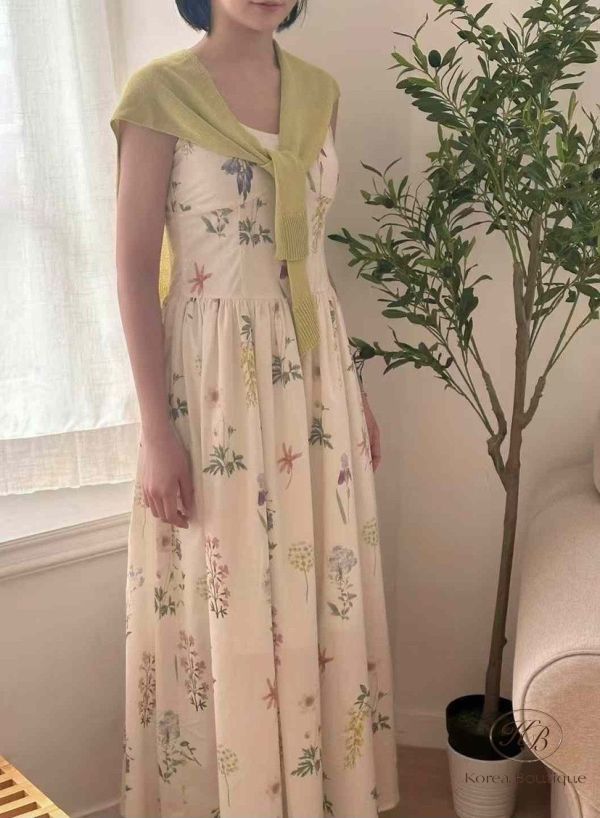 Su98 夏裝 夏日花花洋裝 