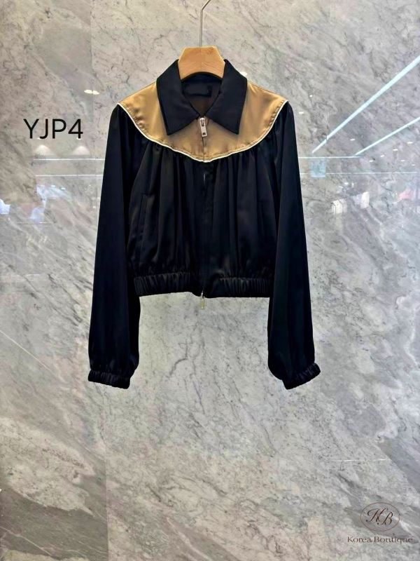Fw192 秋季 秋冬色感拼接外套 