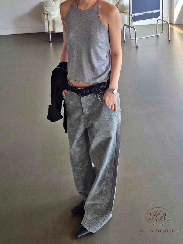 SS125 春季 木耳邊消肩背心 