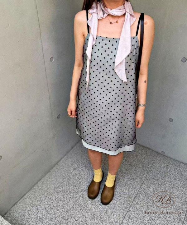 SS421 春季 點點紡紗洋裝 