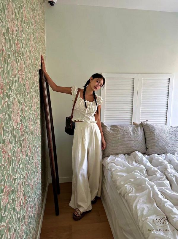 SS316 春季 亞麻浪漫套裝 均碼 