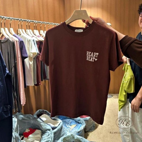 FW2661 秋季 背後有可愛愛心圖案的tee 