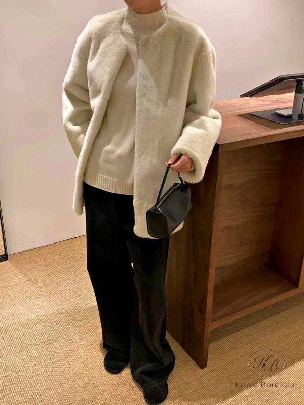 Fw453 冬季 皮草大衣外套 