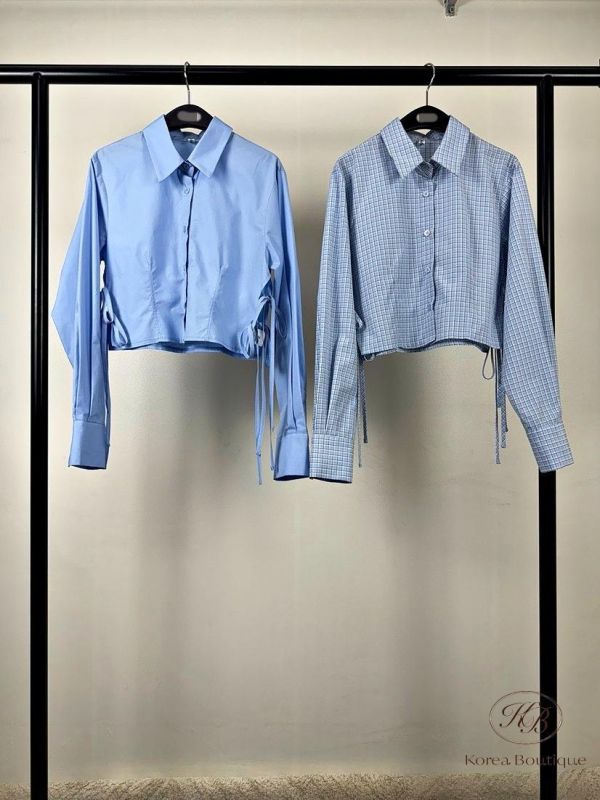 SS204 春季 質感短版襯衫 