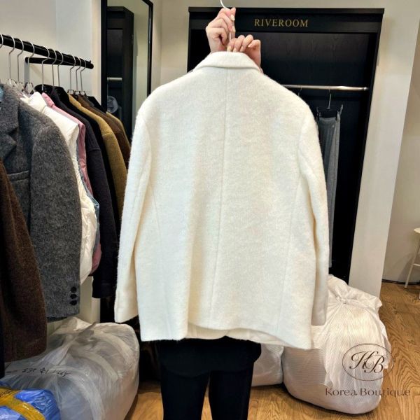 Fw463 冬季 羊駝西裝外套 