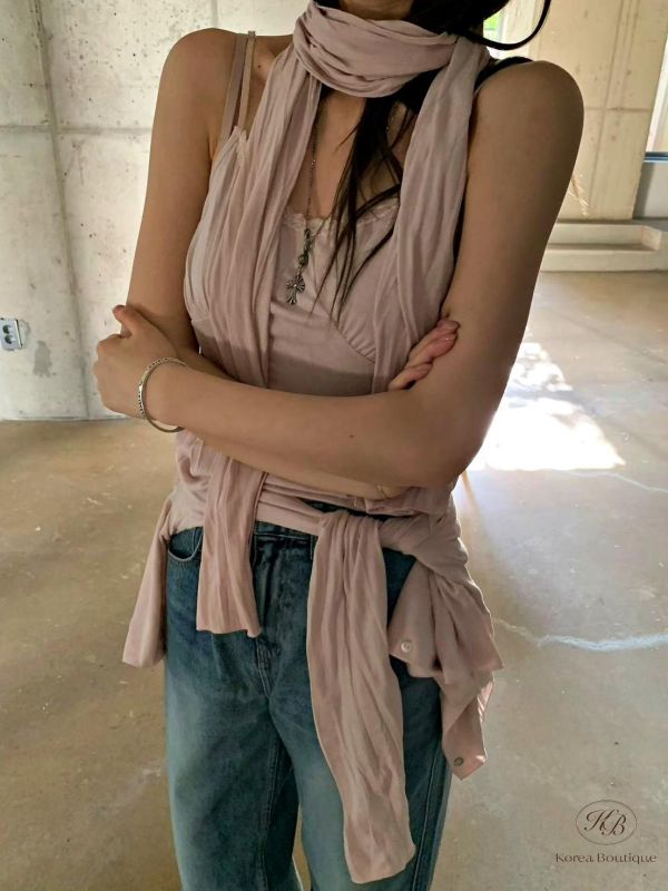 FW2787 秋季 附圍巾的整組套裝上衣 