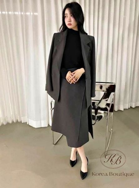 Fw350 秋季 質感羊毛手工西裝外套 