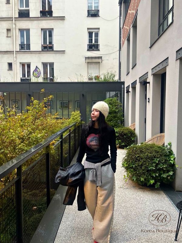 Fw381 秋季 愛心塗鴉上衣 