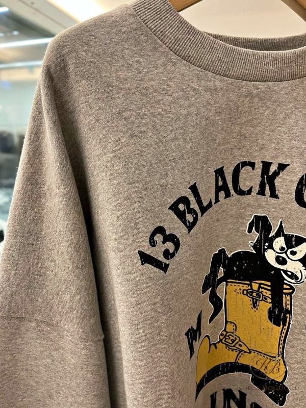 FWKR74 冬季 菲力貓加絨衛衣 