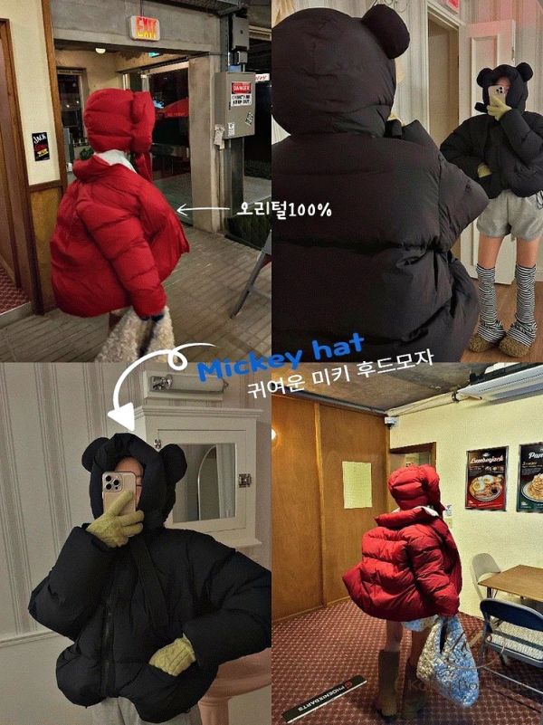 FWKR63 冬季 米老鼠羽絨外套 鴨絨 