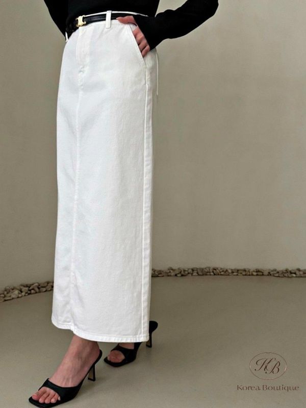 SS155 春季 簡單就好的牛仔裙 