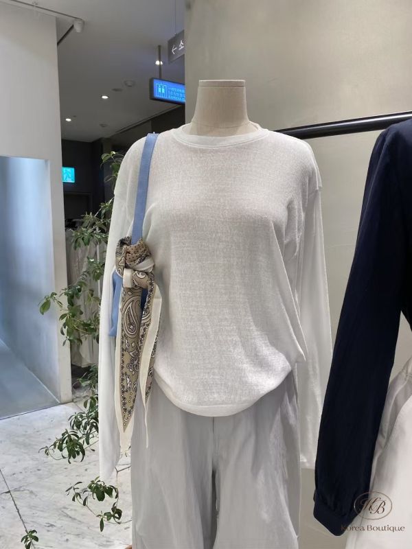 Kr68 夏裝 夏天還是要有一件舒服透薄的長袖上衣 