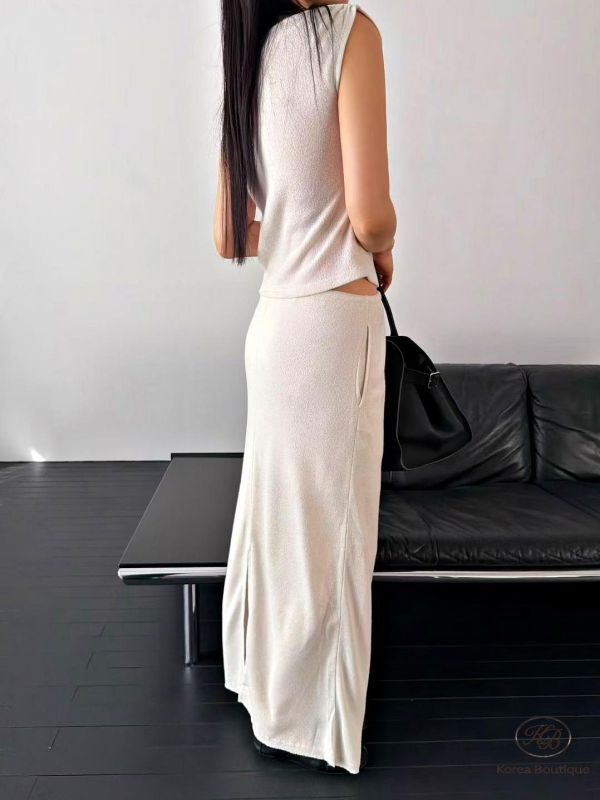 SS175 春季 棉質長裙套裝 