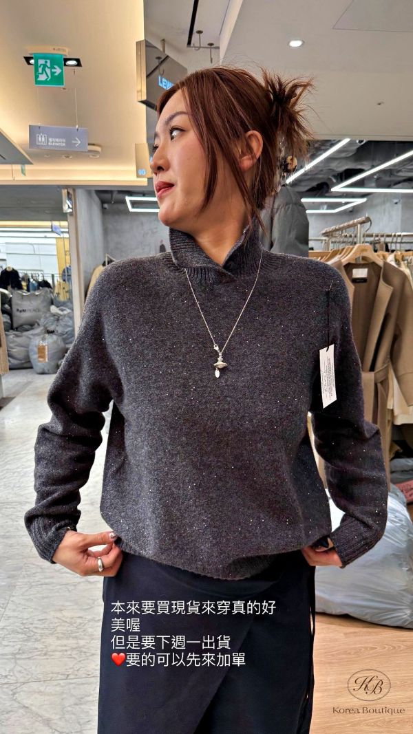 FWKR12 冬季 細閃羊駝上衣 