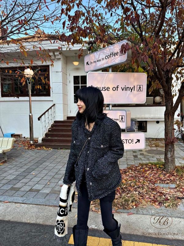 Fw484 冬季 經典小香外套 