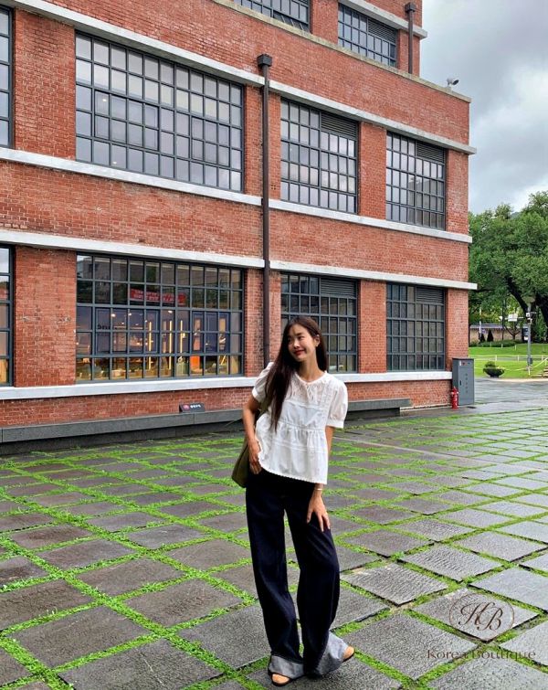 Fw390 秋季 下擺可摺德丹寧原色牛仔褲 