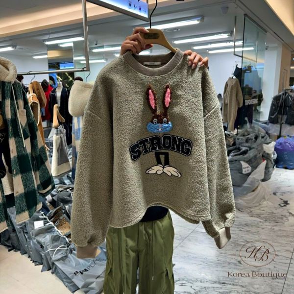 FWKR14 冬季 可愛經典款兔兔羊羔毛 