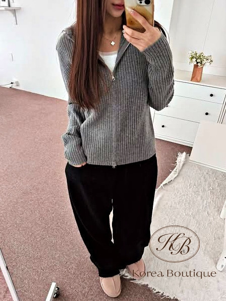 FWKR92 冬季 扛條連帽外套 