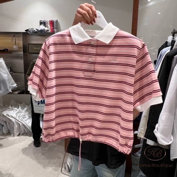 Spv50 春裝 有束口設計的polo衫 